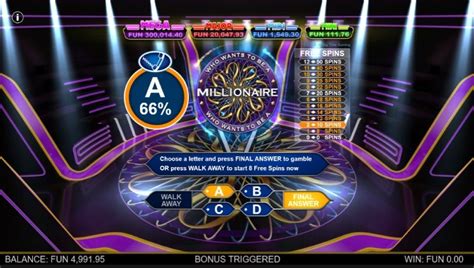 Who Wants To Be A Millionaire Megapays NetBet